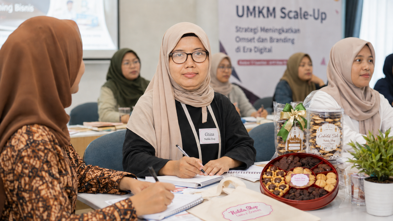 Nabila Shop mengikuti pelatihan scale-up UMKM